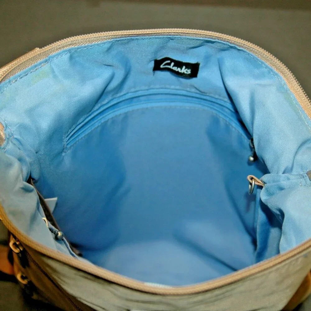 Clarks Beige Tan Casual Crossbody Purse Bag